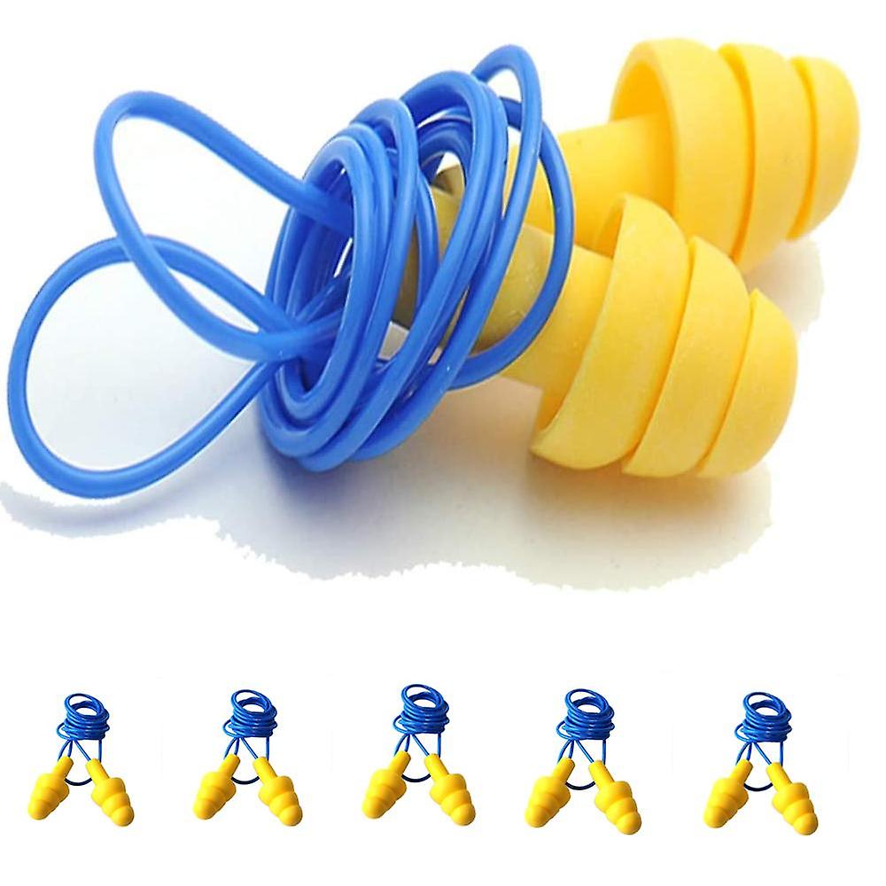 Packung Mit 6 Silikon-ohrstöpseln Zur Lärmreduzierung Und Zum Schutz Des Gehörs Beim Schlafen, Lernen, Arbeiten Und Schwimmen.