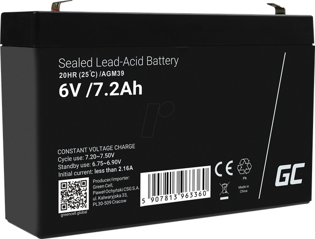Green Cell battery - Lead Acid
