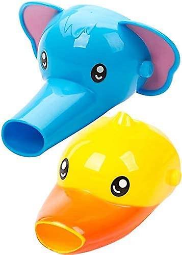 Kinder-armaturen-erweiterungsset – Waschbecken Mit Elefanten- Und Entenmotiv