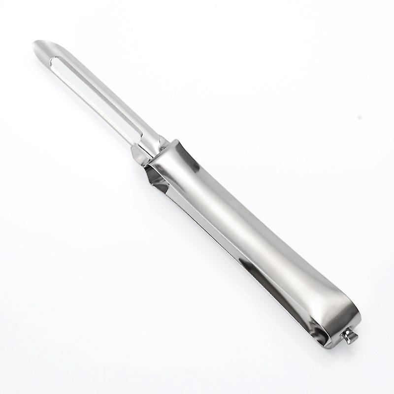 Rotierender Gemüseschäler Aus Edelstahl Mit Ergonomischen Und Sicheren Griffen, Spülmaschinenfest