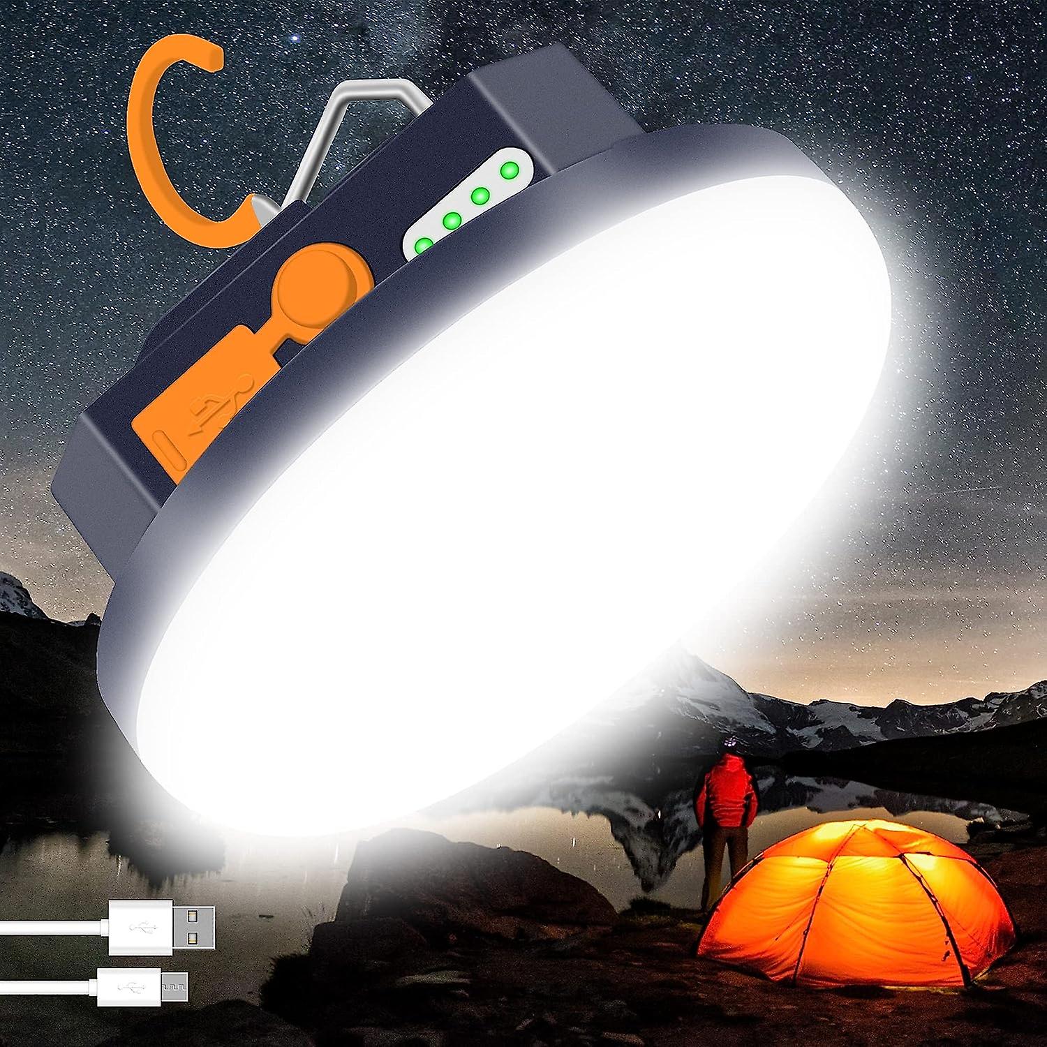 Tragbare Campinglampe Mit 4800 Mah Usb-akku, Magnetfuß, Ip65 Wasserdicht, Led-lampe Mit 4 Beleuchtungsmodi Für Camping Und Wandern.