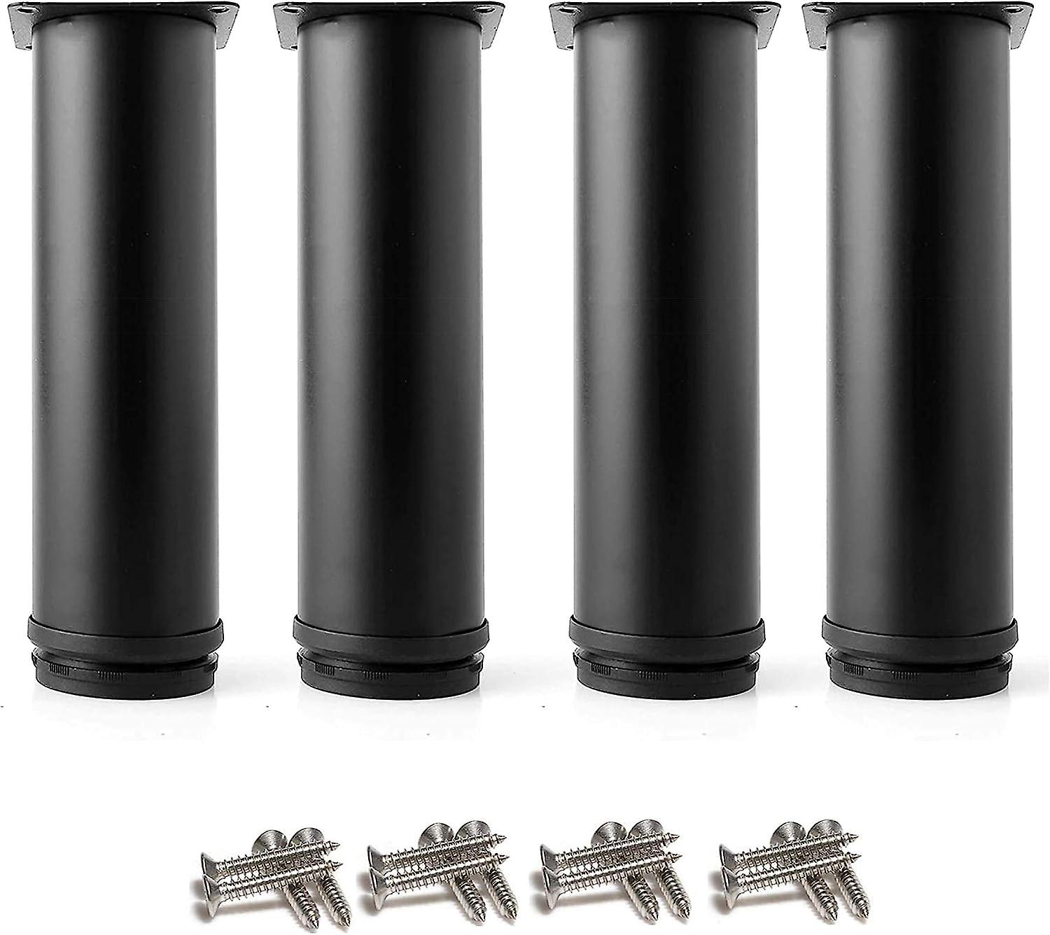 Verstellbare Möbelfüße Aus Edelstahl, 150 Mm Hoch, Verstellbereich 0 Bis 15 Mm