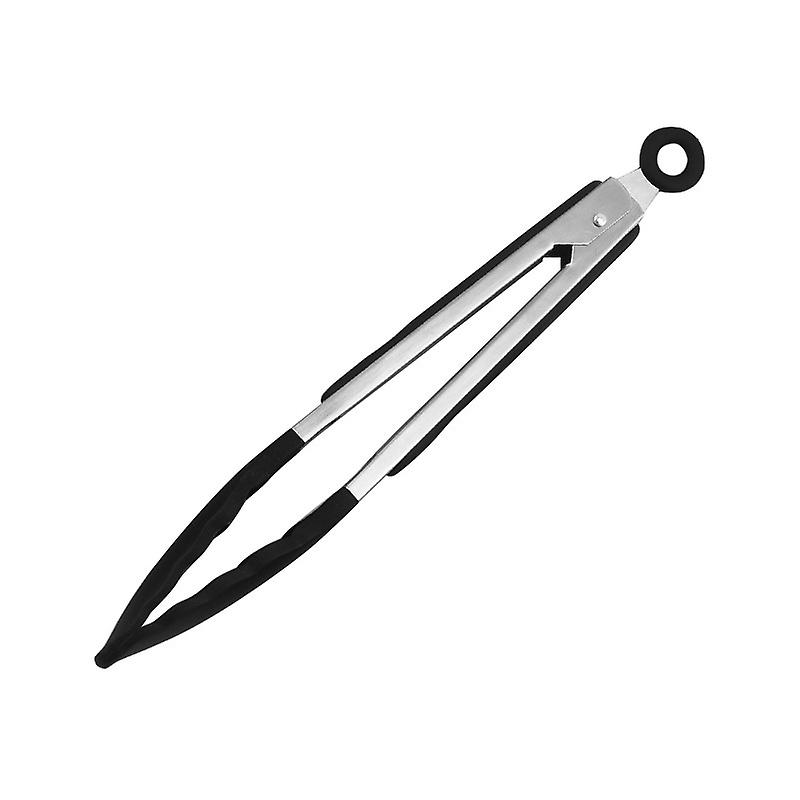 Küchenzange Aus Edelstahl Und Silikon, 23 Cm, Hitzebeständig, Professionelle Grillzange