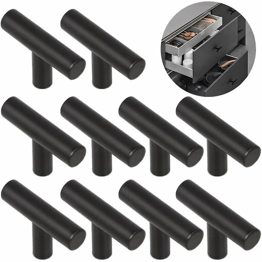Gebürstete, Massive T-förmige Möbelgriffe Aus Aluminiumlegierung – 10er-set