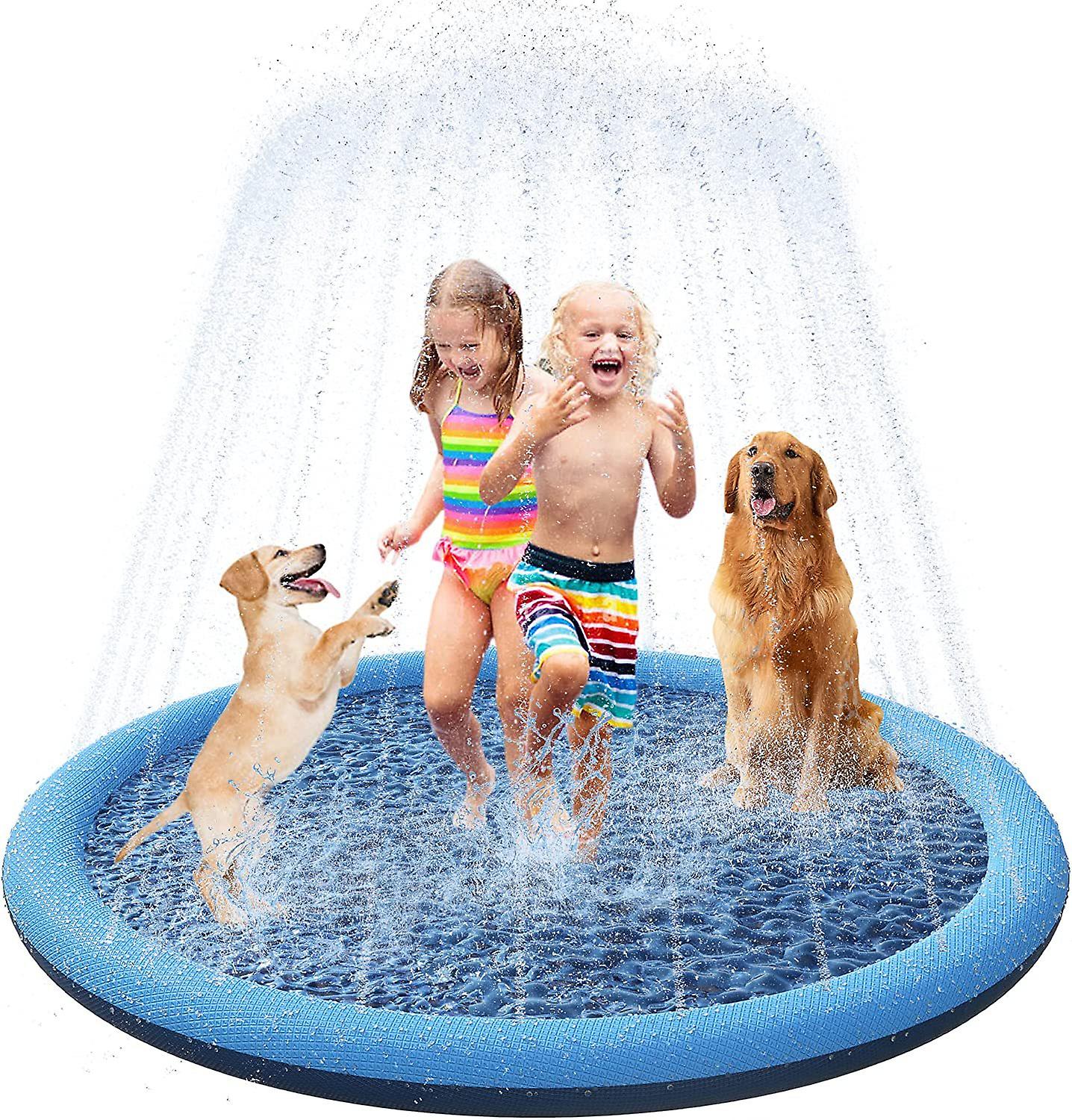 Faltbare Und Tragbare Regenmatte Für Hundepools – Pvc-pool Mit Rutschfestem Boden Für Große Hunde