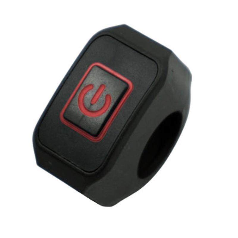Motorrad-lenkerschalter Mit Led-beleuchtung, Momenttaster Für Elektroautos, 22 Mm, Rot