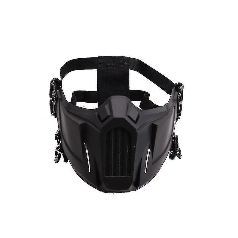 Outdoor-sportmaske, Wind- Und Staubdicht, Für Cosplay, Skifahren, Radfahren, Verstellbare Schutzmaske, Schwarz