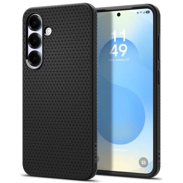 Spigen Liquid Air - matte black - Samsung Galaxy S25
