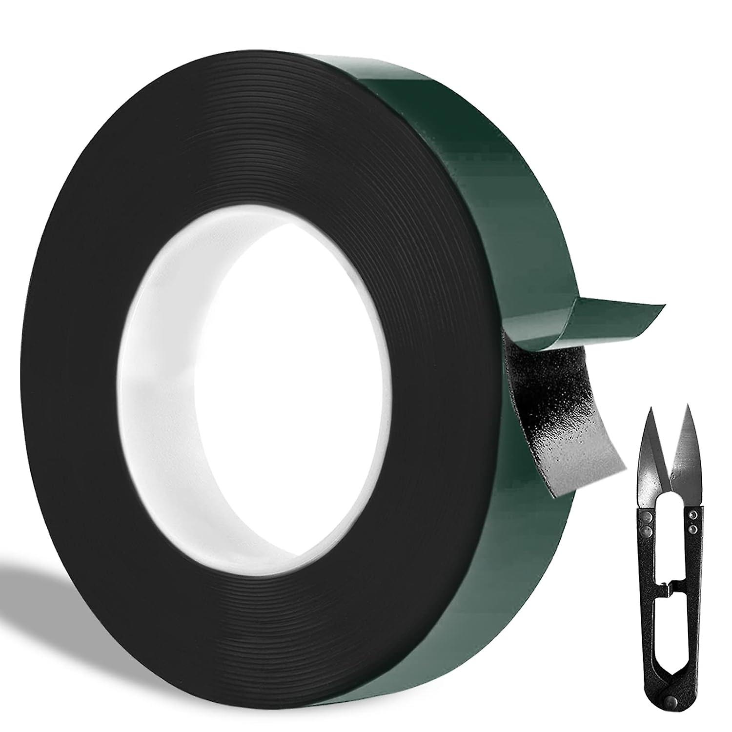 Extra Starkes, Schwarzes, Doppelseitiges Klebeband 10 Mm X 10 M – Strapazierfähiges Schaumstoff-montageband Für Die Automobilindustrie