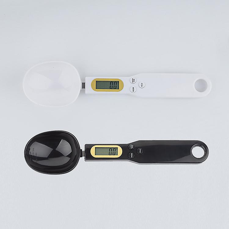 Schwarzer Digitaler Messlöffel – 500 G/0,1 G – Elektronische Küchenwaage Mit Hochauflösendem Lcd-bildschirm – Präzise Digitale Küchenwaage
