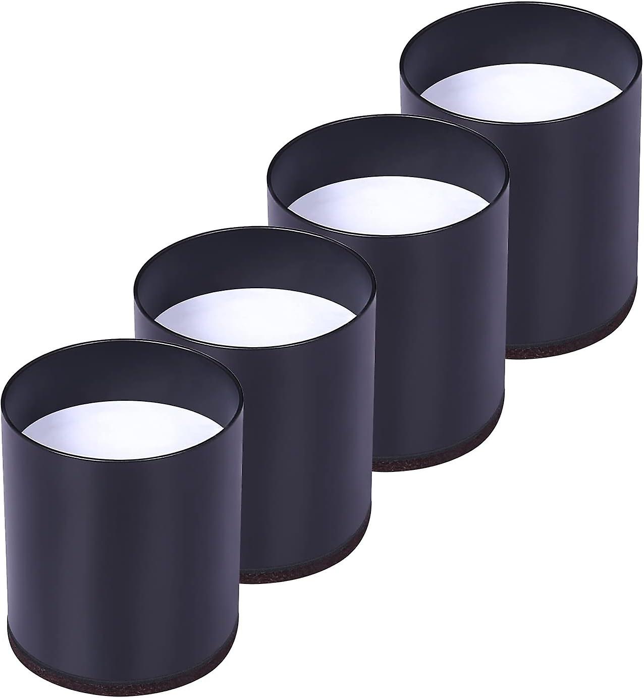 Schwarze Bettbeinerhöhungen Aus Kohlenstoffstahl – 4er-set, 5 Cm Hoch, Tragkraft Bis Zu 4.536 Kg (10.000 Lb) Für Tische, Stühle Und Sofas – Platzsparende Möbelerhöhungen Für Büros