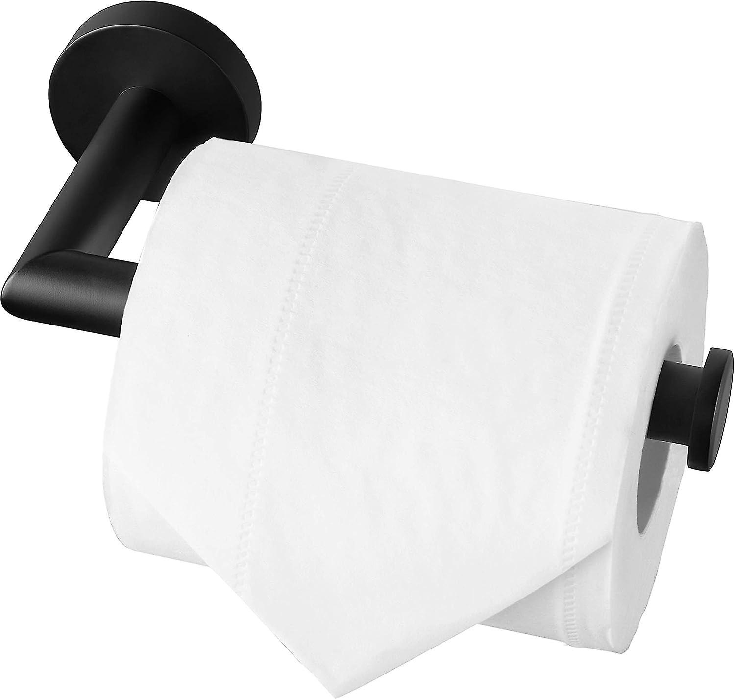 Wandmontierter Toilettenpapierhalter In Mattschwarz Für Badezimmer, Hergestellt Aus Edelstahl Sus 304.
