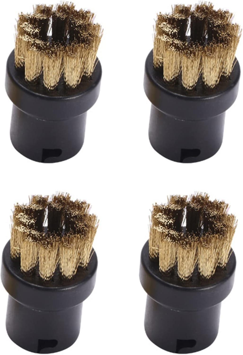 Set Mit Ersatz-rundbürsten Für Kärcher Dampfreiniger - Schwarz Und Kupfer (4er-pack)