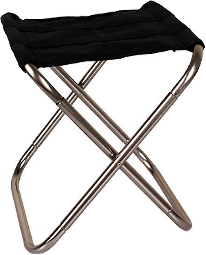 Silberner, Faltbarer Und Tragbarer Campinghocker, Ideal Zum Wandern, Grillen, Picknicken Im Garten Und Am Strand.