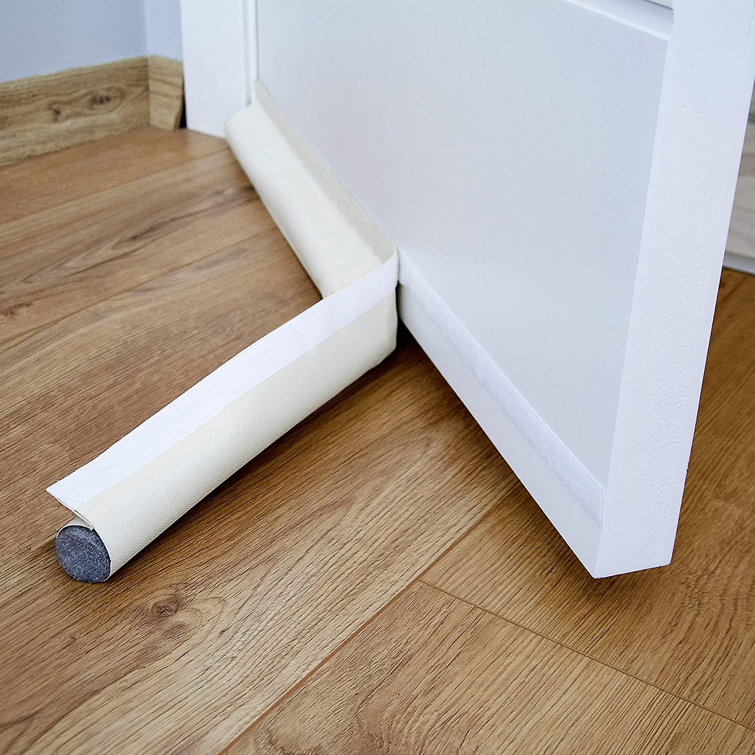 90 Cm Weiße, Selbstklebende Türdichtung – Einseitige Türbodendichtung Zum Schutz Vor Zugluft Und Lärm, Wetterdichtung