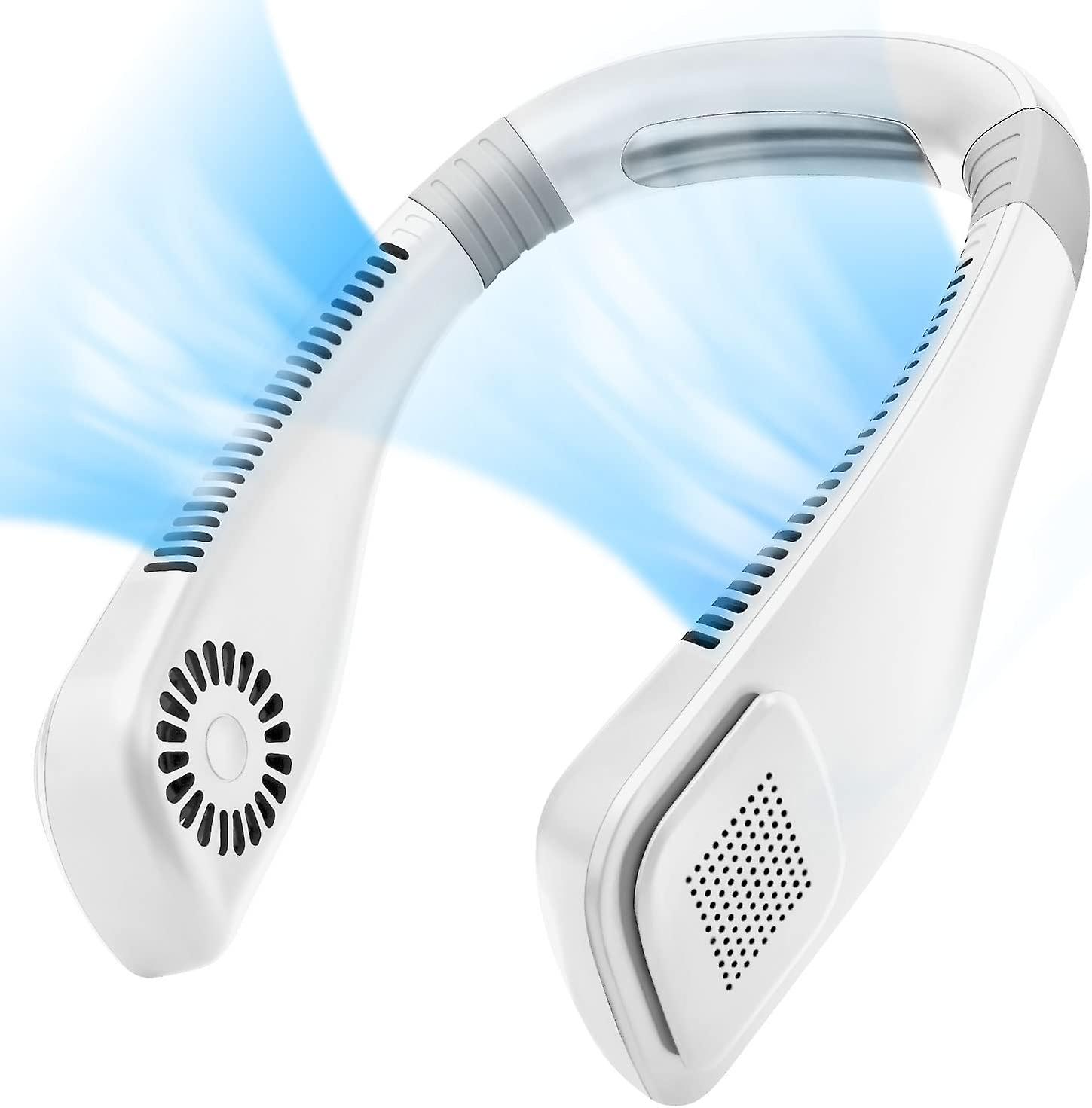 Weißer Tragbarer Nackenventilator