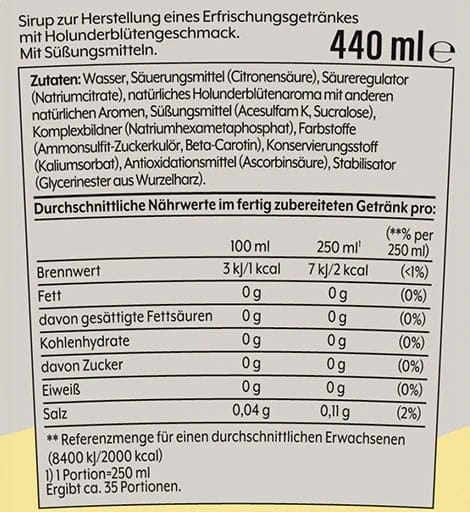 Sodastream Elderflower Zero