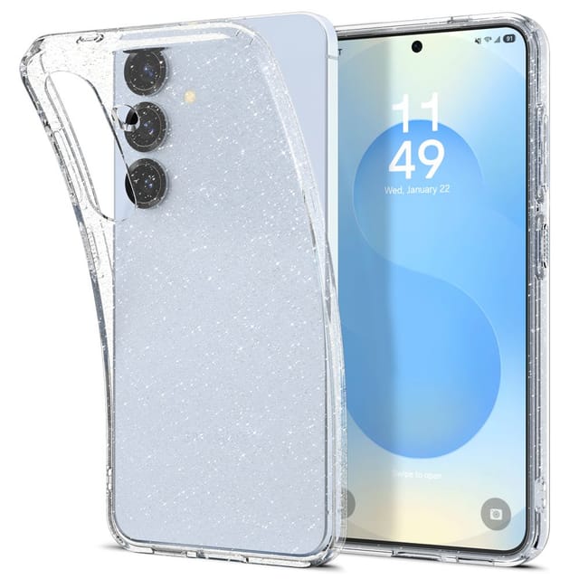 Spigen Liquid Crystal Glitter - crystal quartz - Samsung Galaxy S25