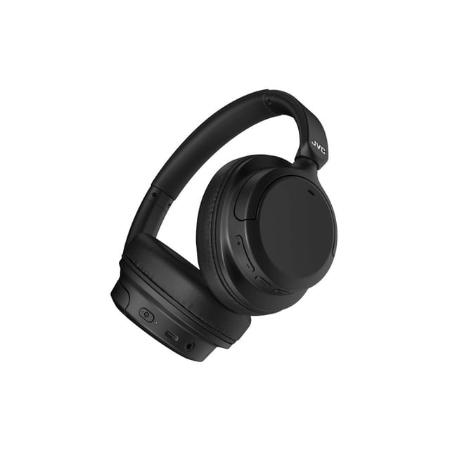 JVC Hybrid Noise Cancelling Over Ear Headphones - Black