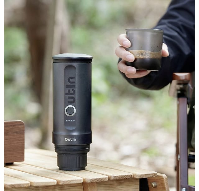 OUTIN Nano 7500mAh Portable Coffee Maker (Gray)