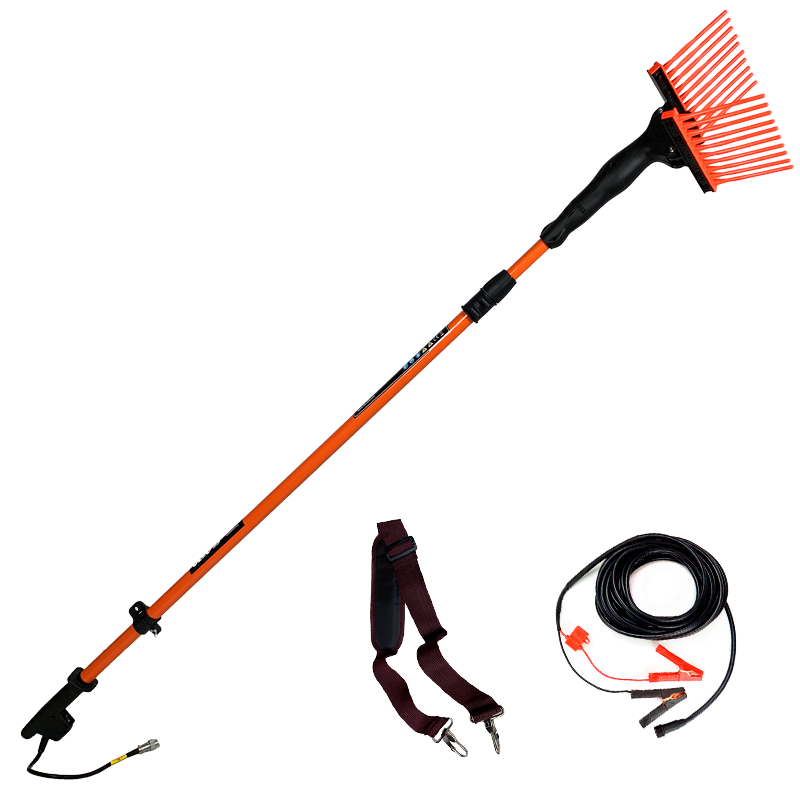 Sakawa - Olivenrüttler Elektrische 25v + Peine Olivenweiter