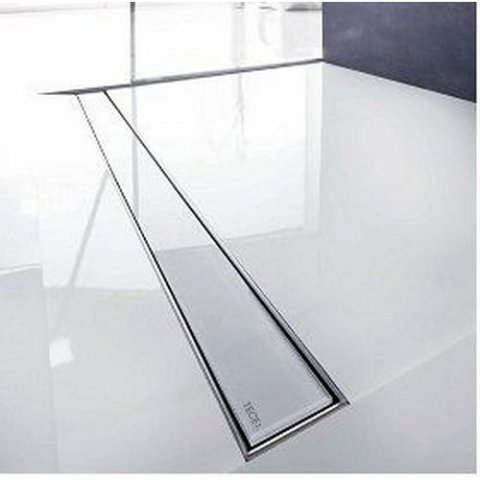 Glasabdeckung Tecedrainline Für Gerade Duschrinnen, 6007, 700mm, Farbe: Glas Schwarz - 600792