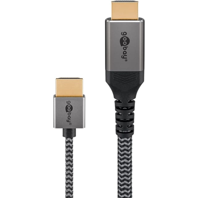 Pro HDMI 2.0 sleeved - 1m - Grau
