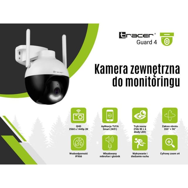 Tracer GUARD 4 - network surveillance camera - dome