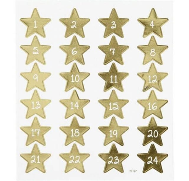 Creativ Company - Stickers Numbers 1 Sheet