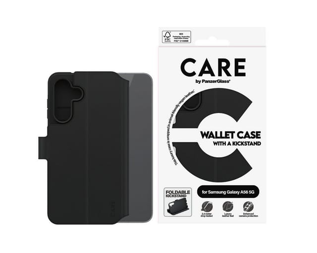CARE by PanzerGlass Feature Wallet Case w. Kickstand Samsung Galaxy A56 5G