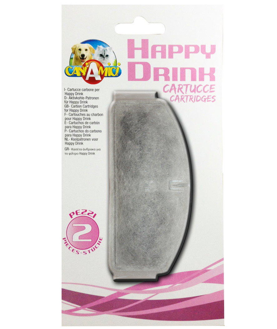 Ersatz-holzkohlepatronen Für Happy Drink Brunnen 2 Stück