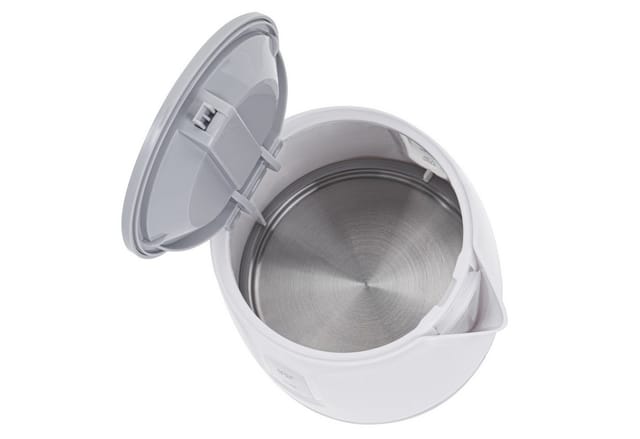 Adler Wasserkocher AD 1371g - kettle - white/grey - Weiß/Grau - 850 W
