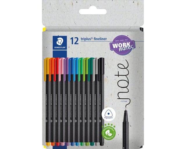 Staedtler Fineliner triplus rPP 12pcs
