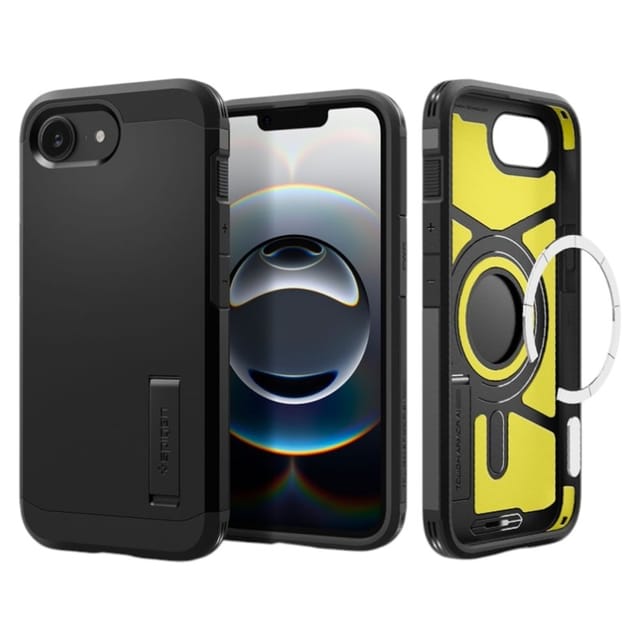 Spigen Tough Armor MagSafe - black - iPhone 17e/16e