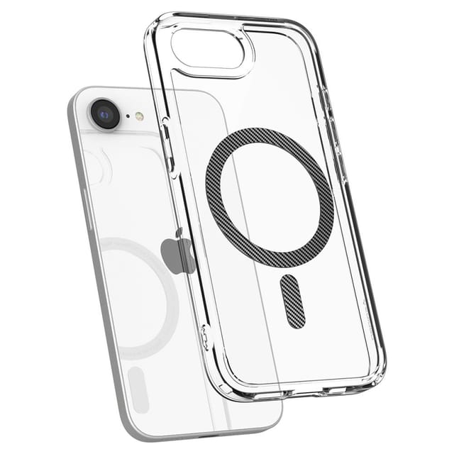 Spigen Ultra Hybrid MagSafe - clear carbon fiber - iPhone 17e/16e
