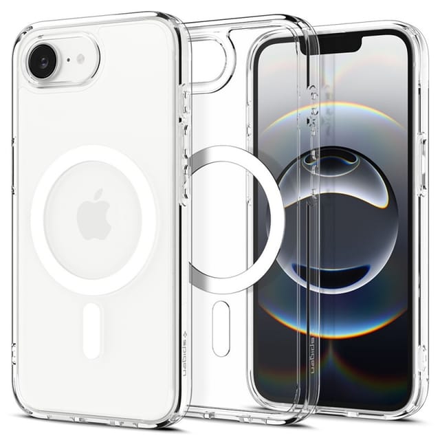 Spigen Ultra Hybrid MagSafe - clear white - iPhone 17e/16e