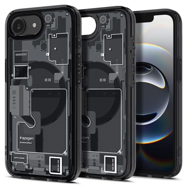 Spigen Ultra Hybrid MagSafe - zero one black - iPhone 17e/16e