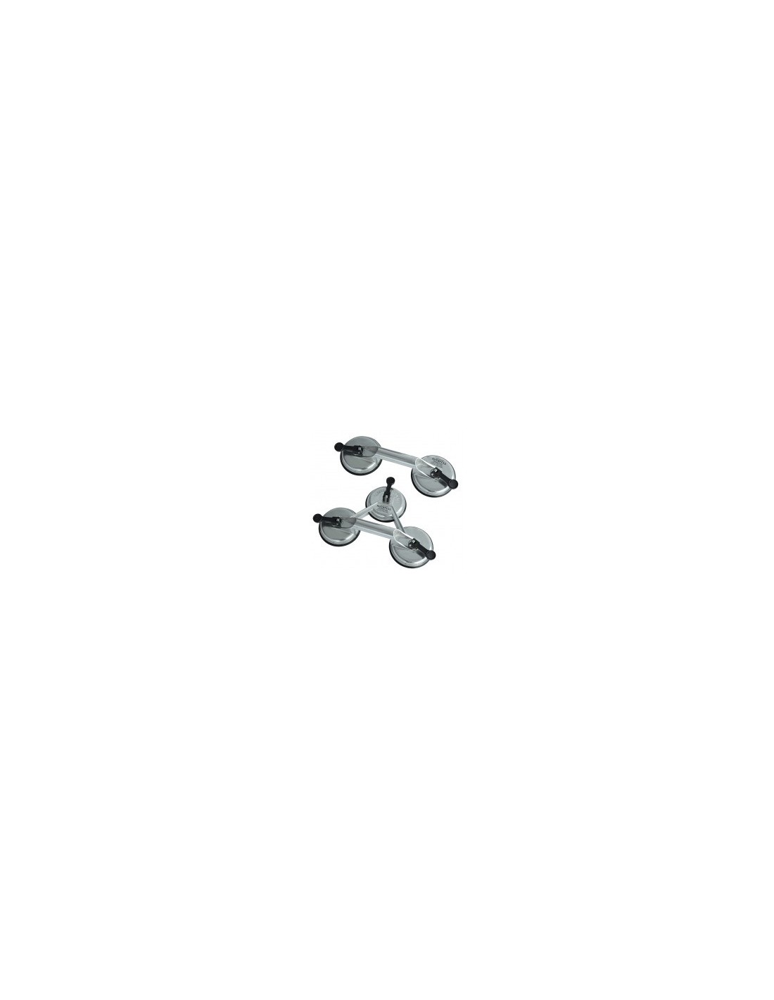Ventouse Aluminium 3 Tetes 150kgfaisucpad3p