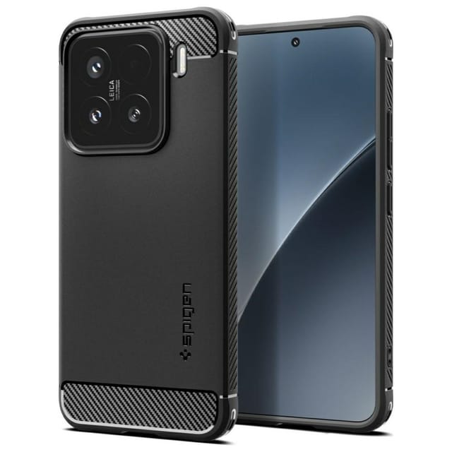 Spigen Rugged Armor - matte black - Xiaomi 15