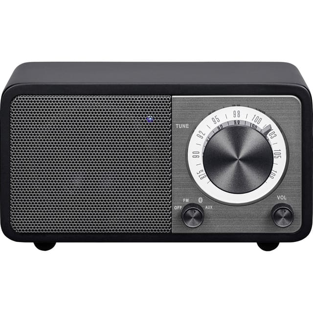 Sangean Genuine Mini WR-7 FM Radio - AM/FM - schwarz