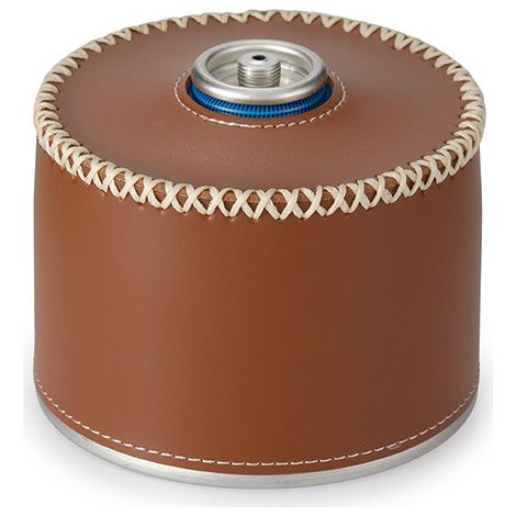 Bravix Housse De Cartouche De Gaz, Protection Efficace En Cuir Pour Cartouche De Gaz Housse De Protection Vintage Sans Danger Pour L'Extérieur