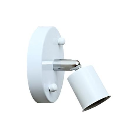 Bravix E27 Douille De Lampe Plafonnier En Métal Applique Murale Pendule Corde Retro Suspension Lampe De Chaîne En Cuivre Diy Lampe Accessoires Pendentif (blanc)