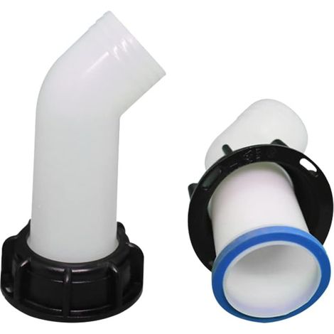 Bravix Drain Avec Écrou, Vanne De Buse De Réservoir D'Eau 1000l Ibc Réservoir Rallonge, Rallonge De Buse De Pluie Buse De Tuyau Raccord De Robinet Ibc Adaptateur Universel