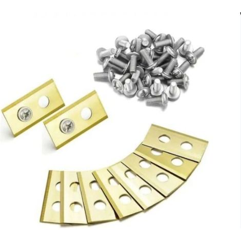 Bravix 30 X Lames De Couteau En Titane, Lames De Remplacement Pour Tondeuse À Gazon Robotisée Applicable À Worx Landroid, Lames En Titane De Haute Qualité De 1 Mm Et Vis Dacrométriques Améliorées