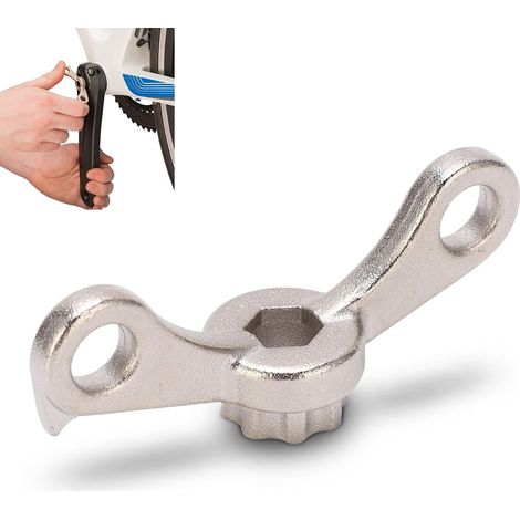 Bravix Outil De Démontage De Manivelle De Vélo, Outil De Clé De Démontage 2 En 1 Pour Manivelle De Pédalier Extracteur D'Assemblage De Manivelle De Vélo, Outil De Réglage De Manivelle De Vélo
