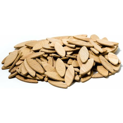 Lamelles D’assemblage Taille 20, Paquet De 100 Pièces, , Chevilles Plates En Bois De Hêtre De Haute Qualité Pour Les Menuisiers Et Les Projets De Bricolage，type 20（56 X 24 X 4 Mm）