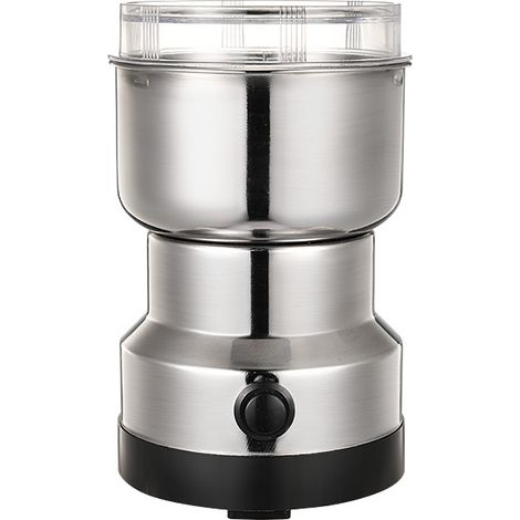 Bravix Moulin À Café Électrique 300ml Moulins Multifonctionnels，moulin A Graines Quatre Lames En Acier Inoxydable Pour Un Broyage Fin Et Efficace，pour Moudre Les Grains De Café, Épices,les Graines De