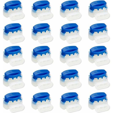 Bravix Connecteur De Câbles, Connecteurs De Câble Remplis De Gel Ou Graisse, Résiste À L’eau Et Aux Intempéries, Parfait Pour Jardin & Extérieur Et Tondeuse Robot Et Voiture Mower (20 Pcs)