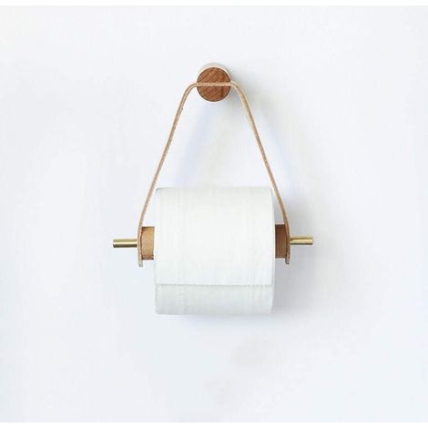 Bravix Porte-rouleau En Bois Créatif Nordique Rangement Pour Salle De Bain Porte-mouchoirs Boîte Accessoires De Salle De Bain