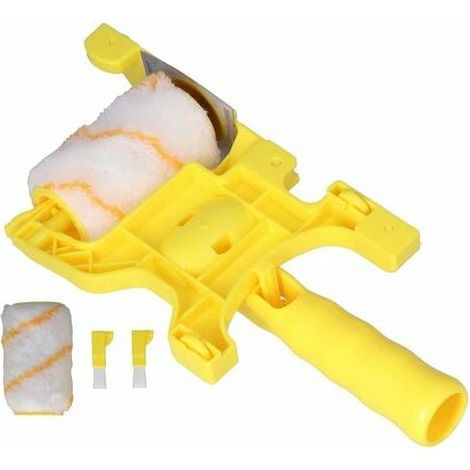 Bravix Pinceau À Rouleau Pour Bordure De Peinture, Brosse À Rouleau Multifonctionnelle À Main Pour Coupe Propre Et Nette 1 Lot De 5 Pièces Pour La Peinture De Plafond De Mur De Salle À La Maison